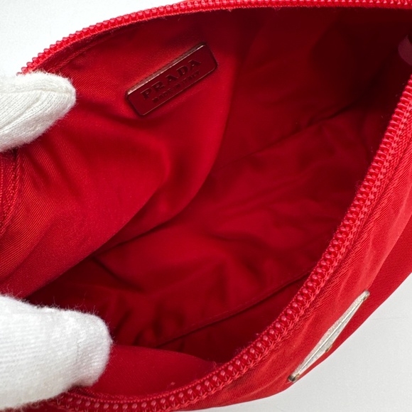 Authentic Prada Pocono Nylon Red color HandBag - Picture 10 of 12